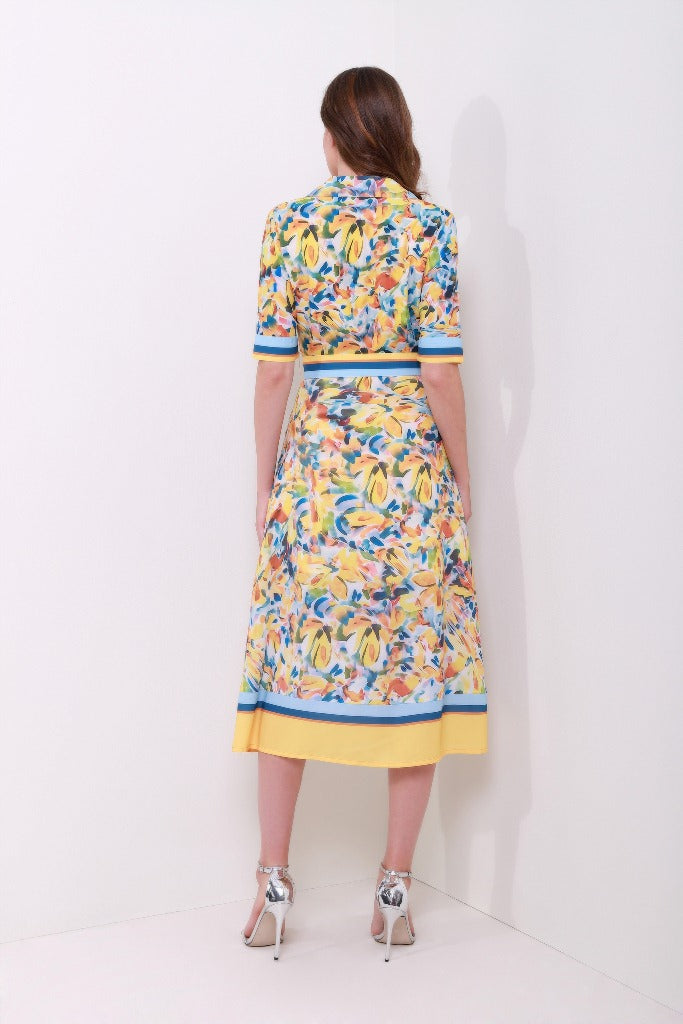 Printed Shirt Dress - Femi9 EG