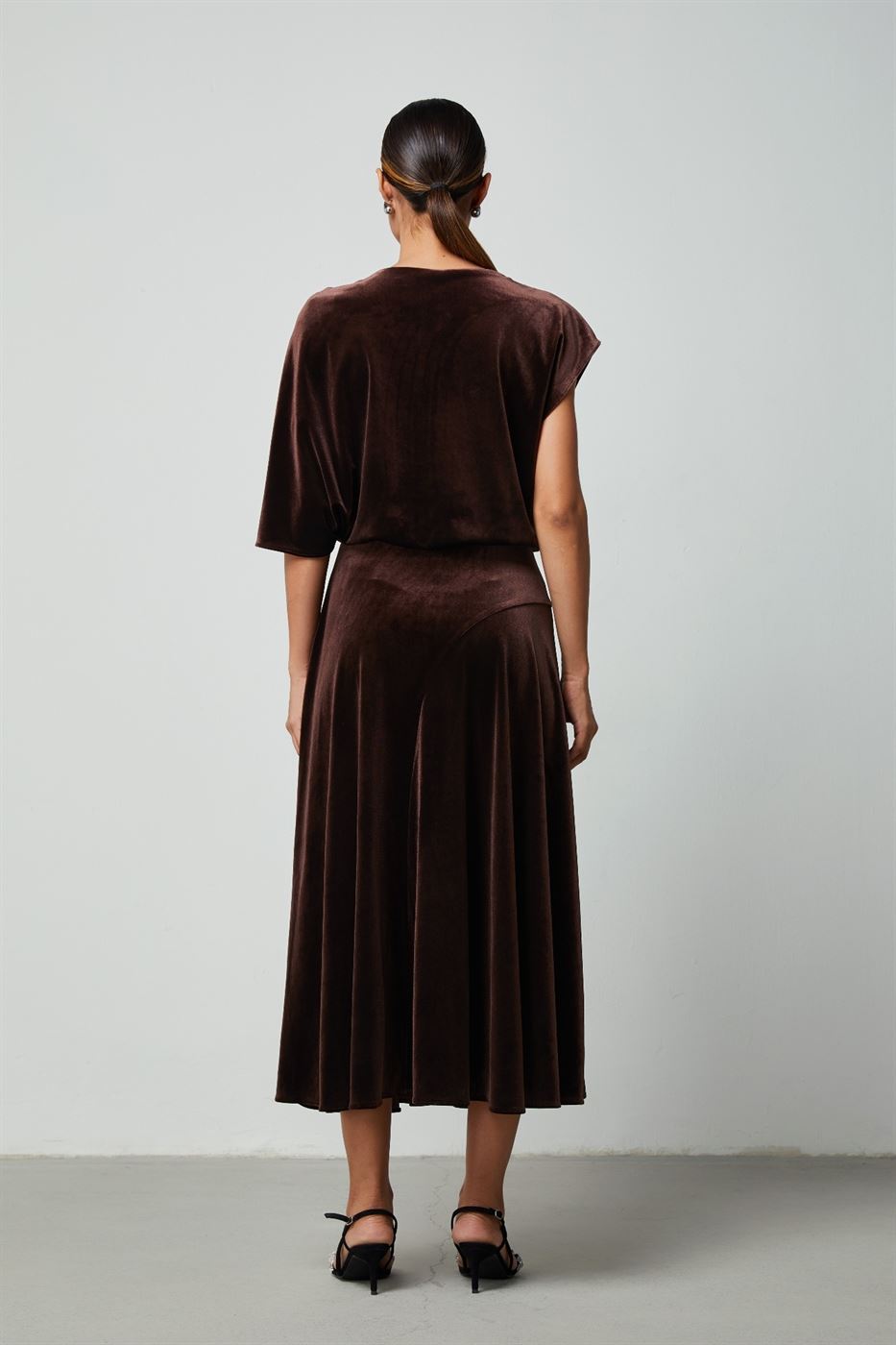 Metallic Buckle Detail Dress - Femi9 EG