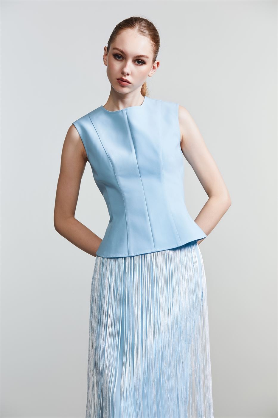Crepe Fitted Top - Femi9 EG