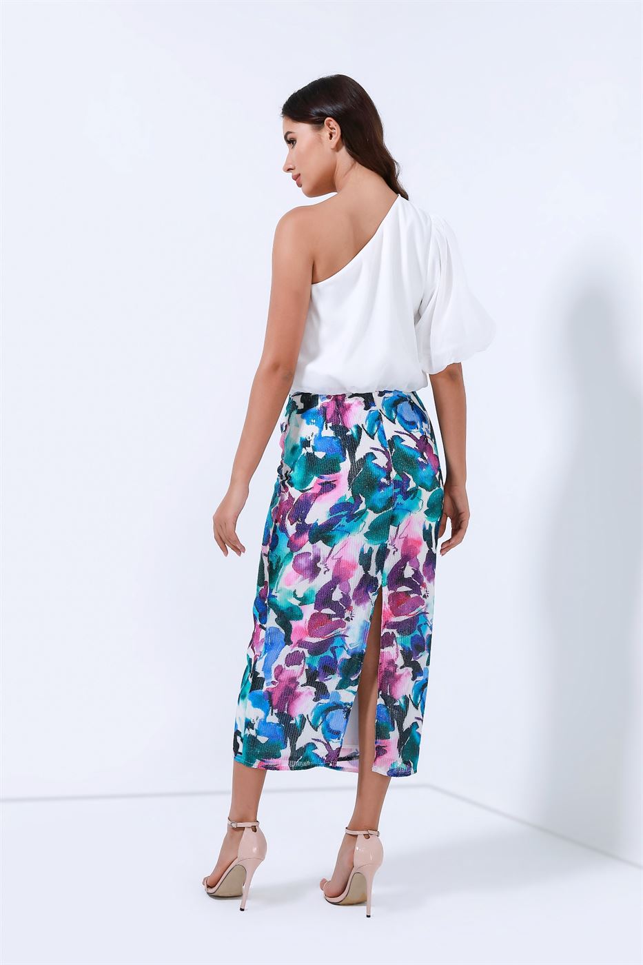 Feather Detail Top - Femi9 EG