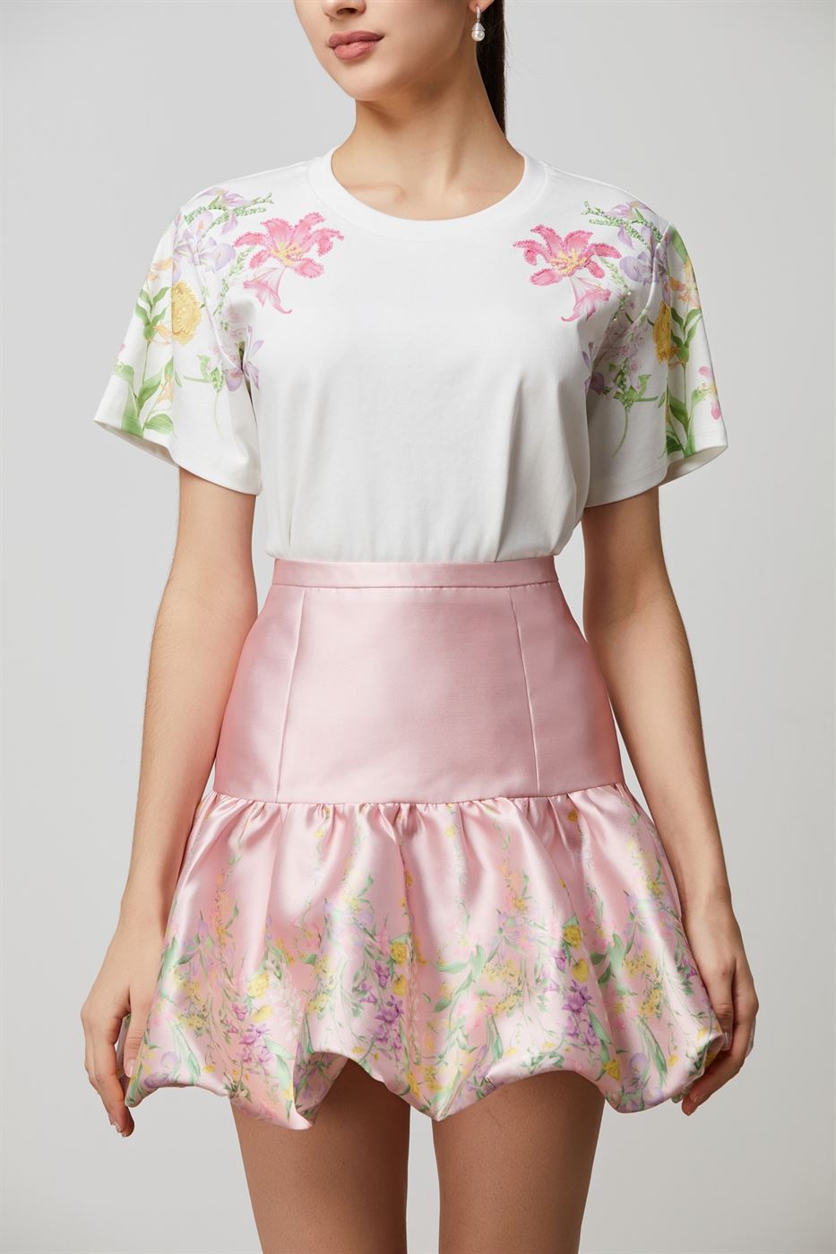 Trendy Floral Print Top - Femi9 EG