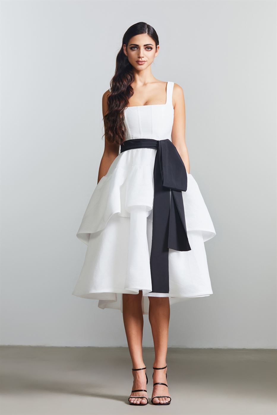Ruffle Detailed Dress - Femi9 EG