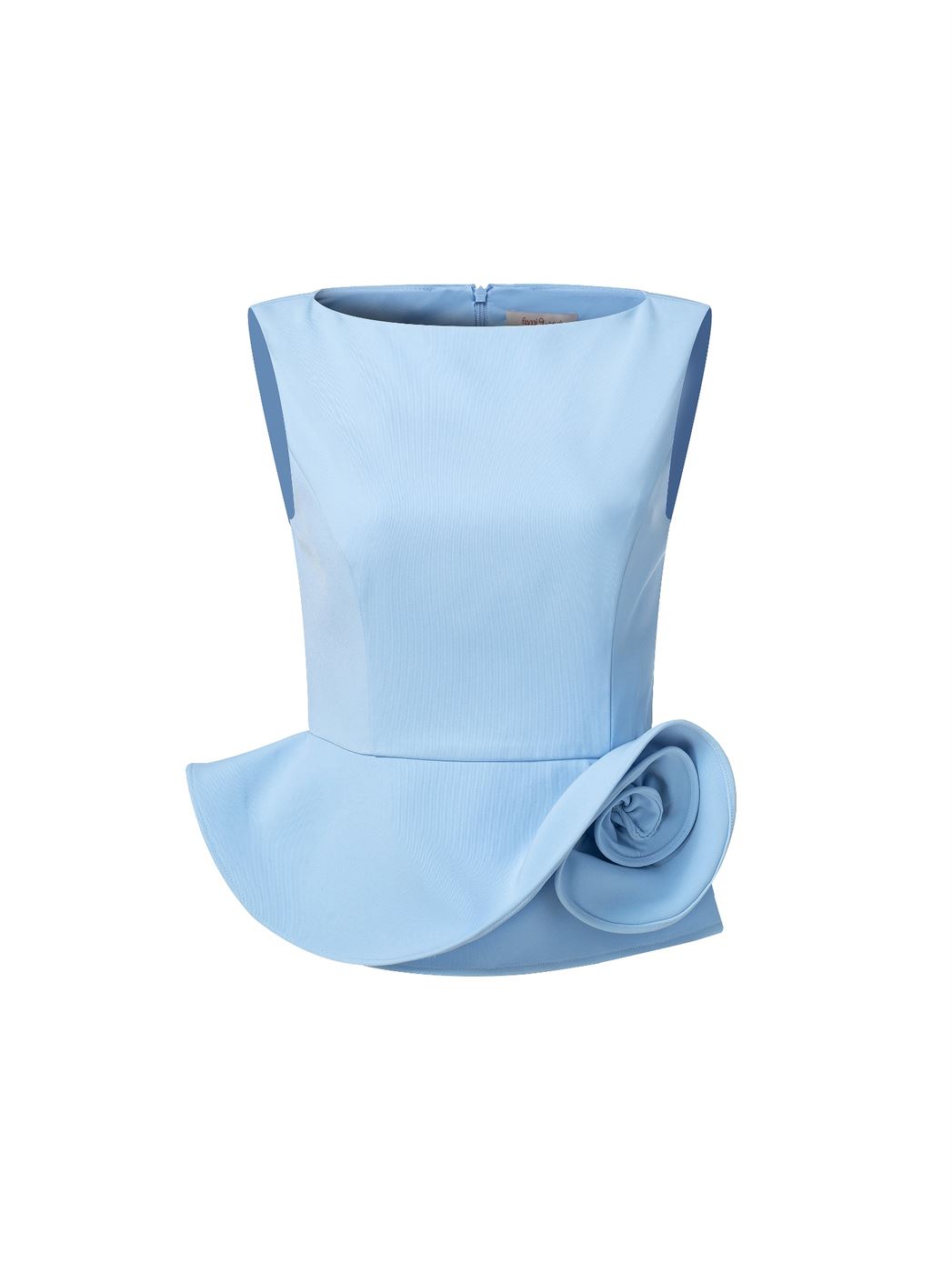 Peplum Hem Fitted Top - Femi9 EG