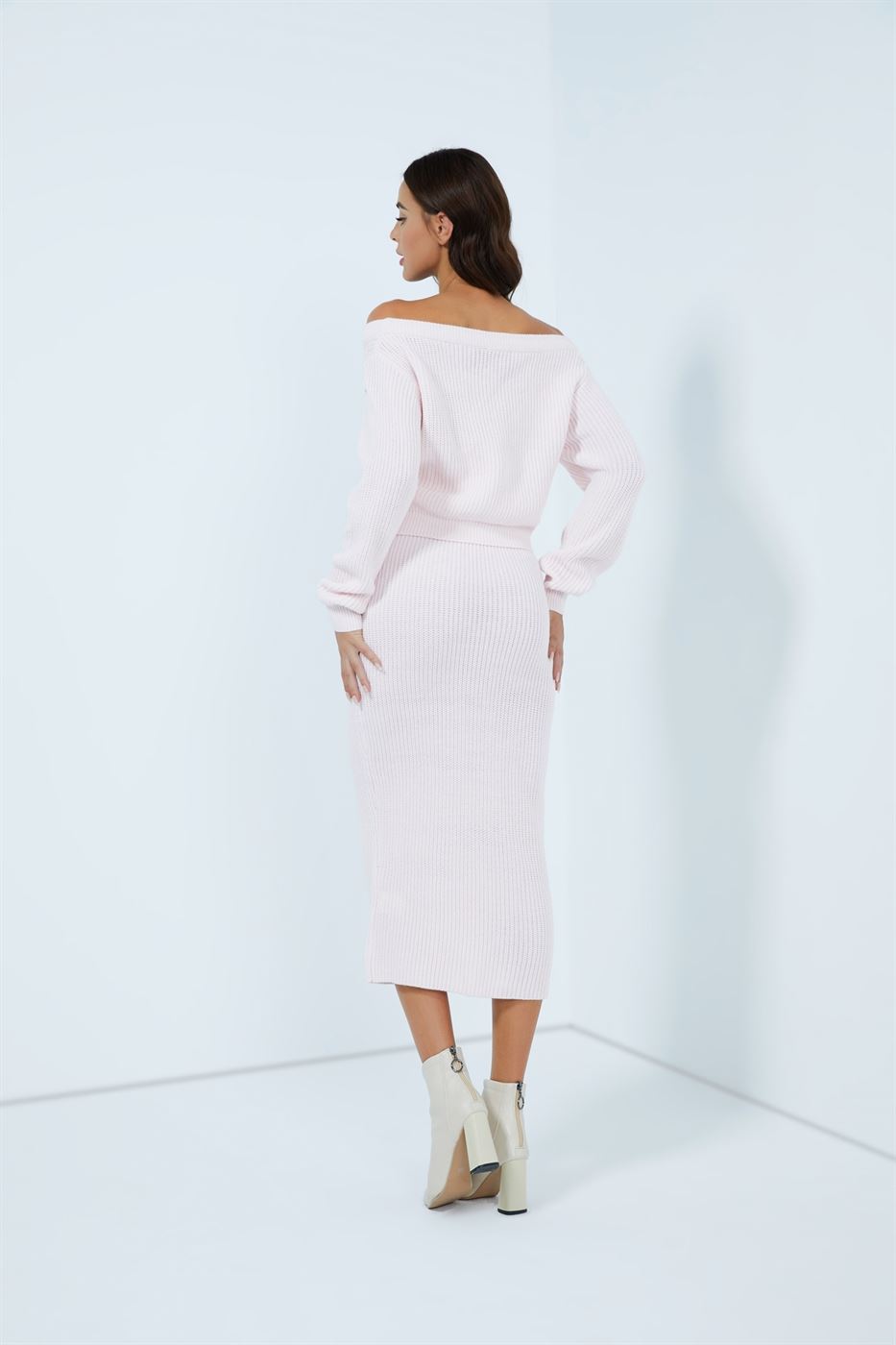 Knited Long Pencil Skirt - Femi9 EG