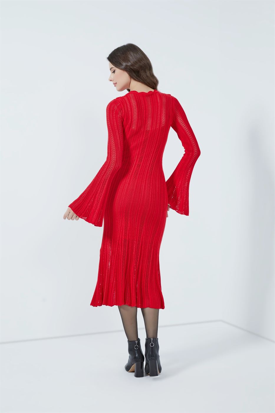 Crochet Knit Dress - Femi9 EG