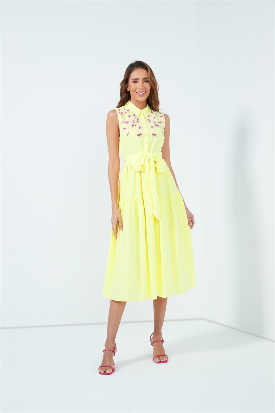 Midi Embellished Dress - Femi9 EG