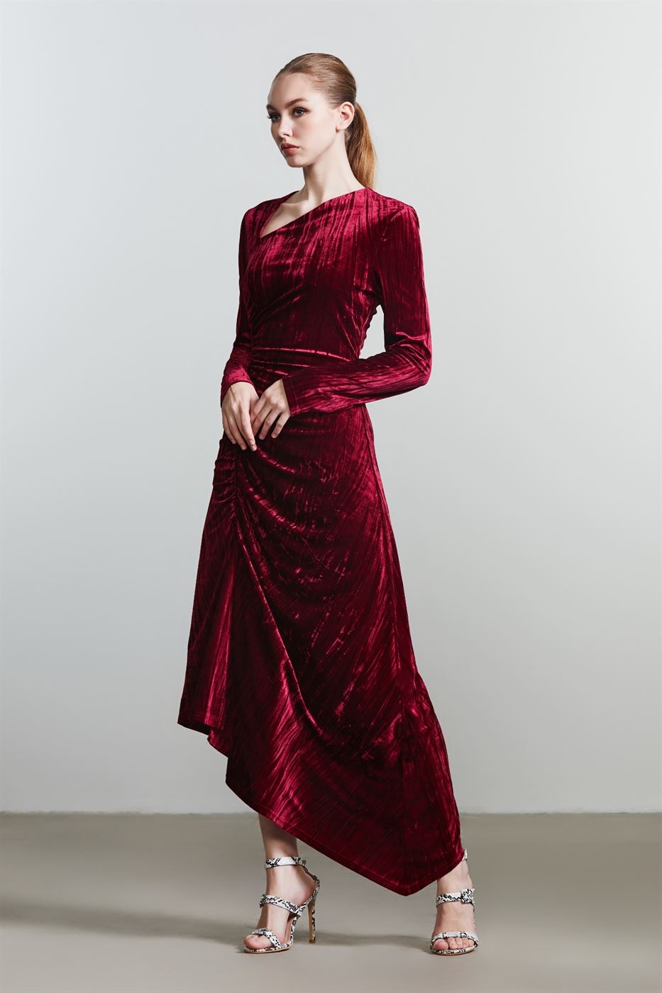 Rushed Velvet Dress - Femi9 EG