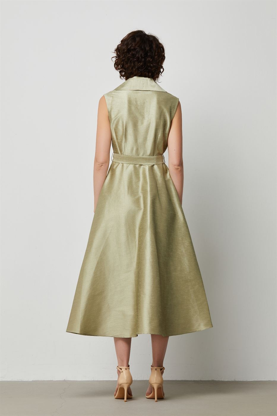 Fit And Flare Taffeta Dress - Femi9 EG