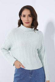 Cable Way Short Jumper Pullover - Femi9 EG