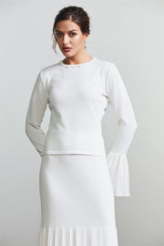 Ruffled Cuffs Top - Femi9 EG