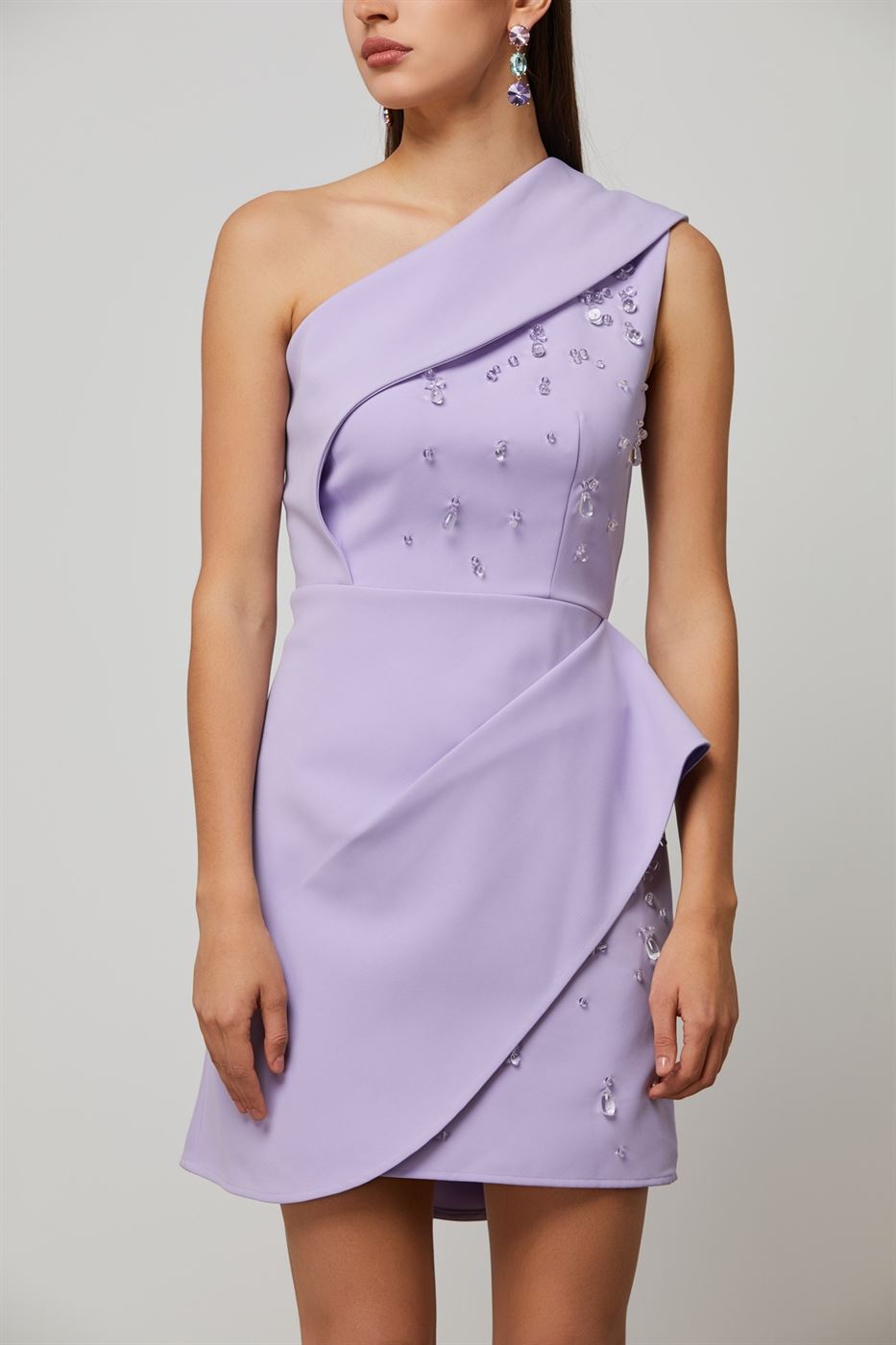 Single Shoulder Dress - Femi9 EG