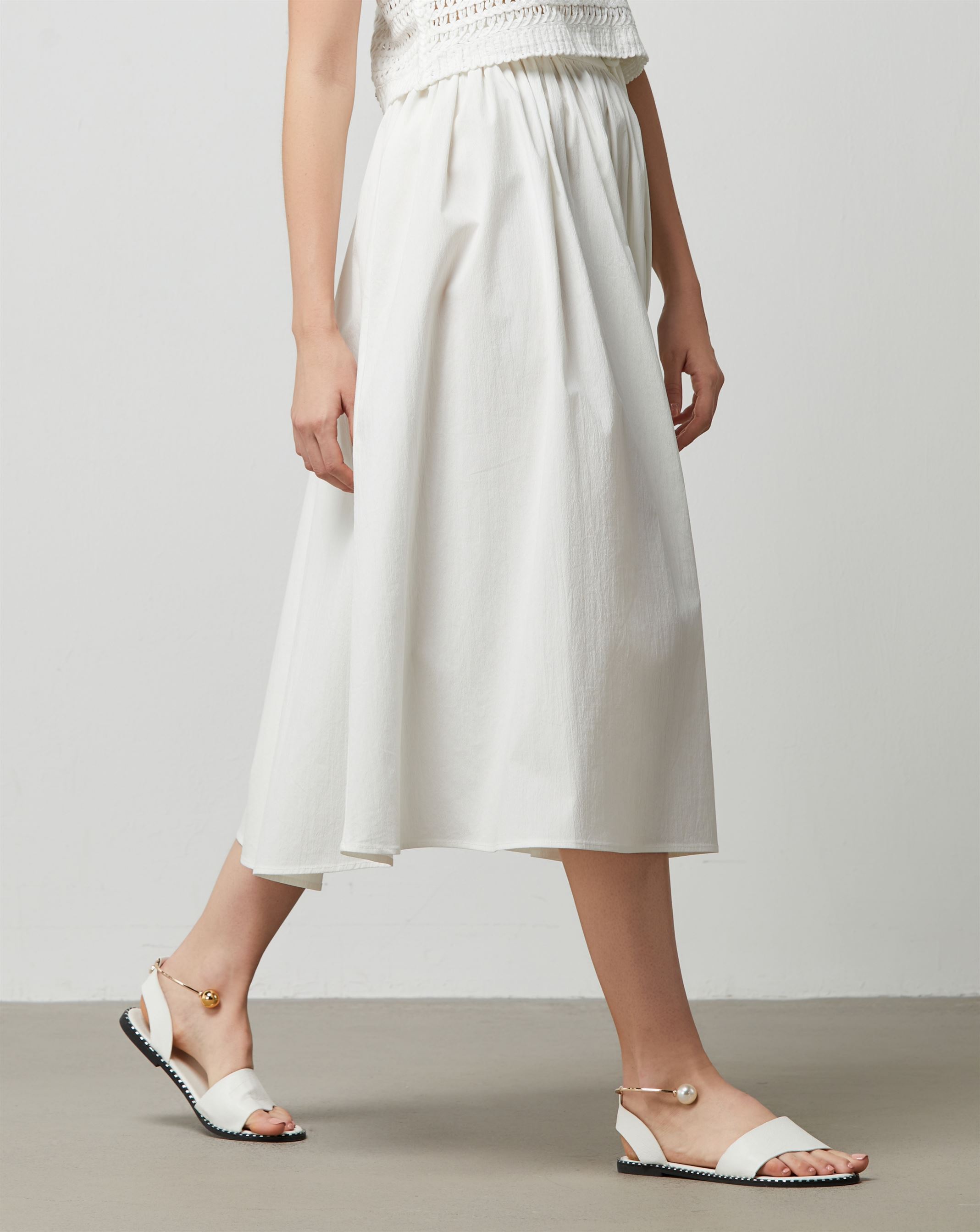 Rope Belt A Line Skirt - Femi9 EG