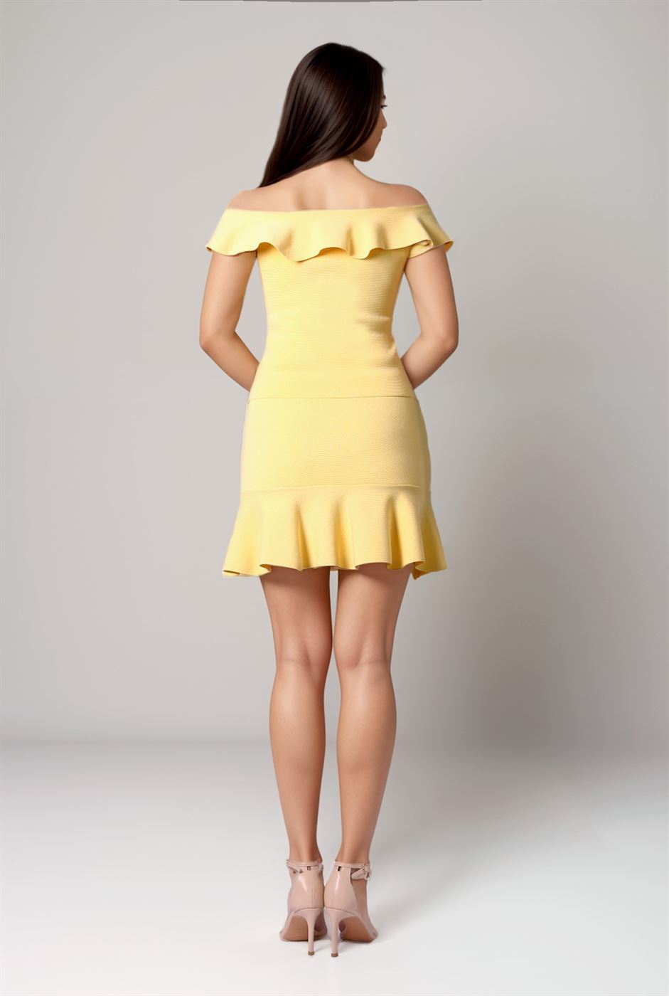 Ruffle Hem Knit Skirt - Femi9 EG