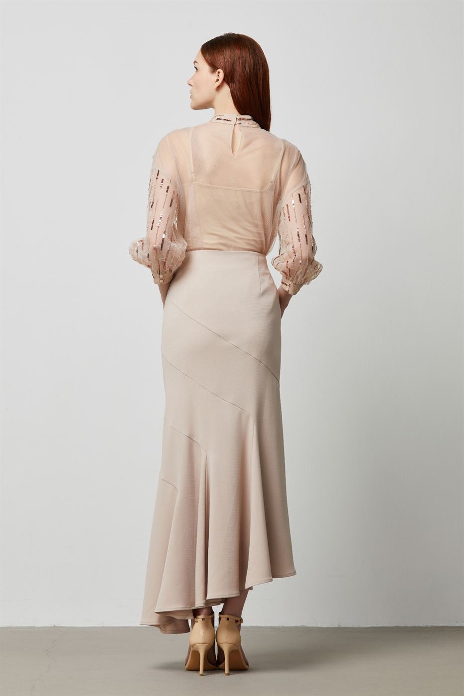 Fit And Flair Asymmetric Skirt - Femi9 EG
