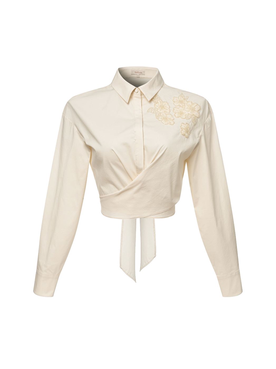 Beading Embellishment Shirt - Femi9 EG