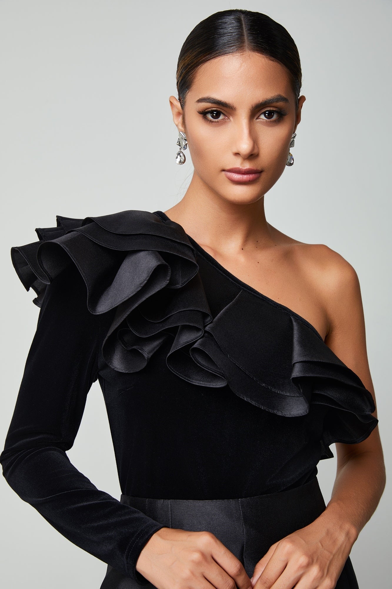 Ruffled Cape Top - Femi9 EG