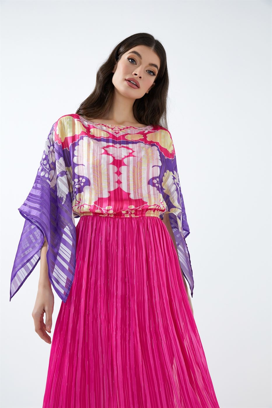 Kaftan With Placement Print - Femi9 EG