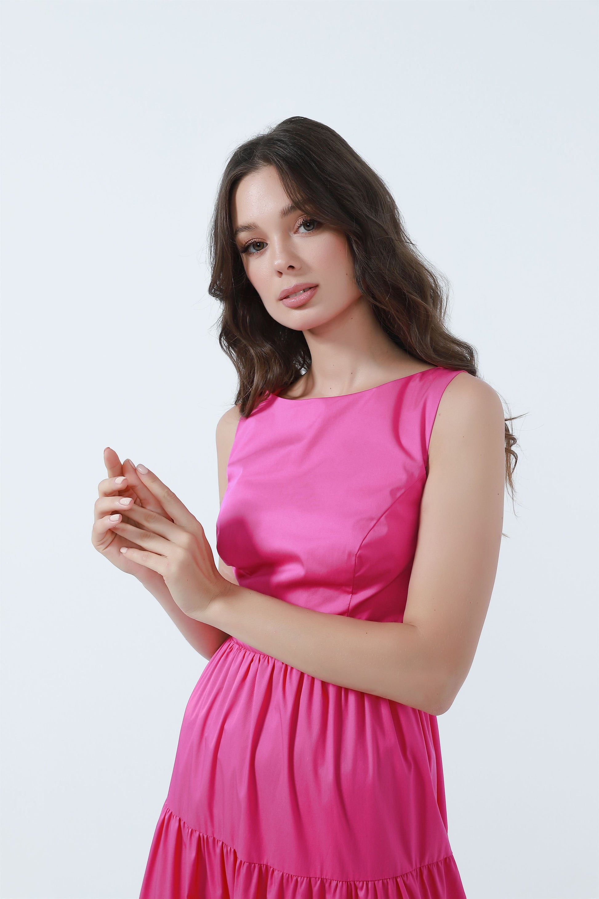 Sleeveless Cotton Dress - Femi9 EG