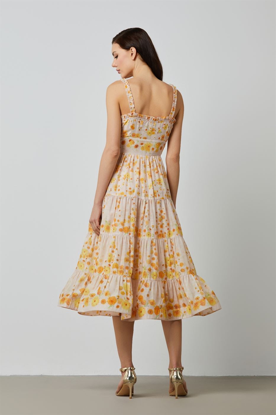 Tiered  Detailed Dress - Femi9 EG