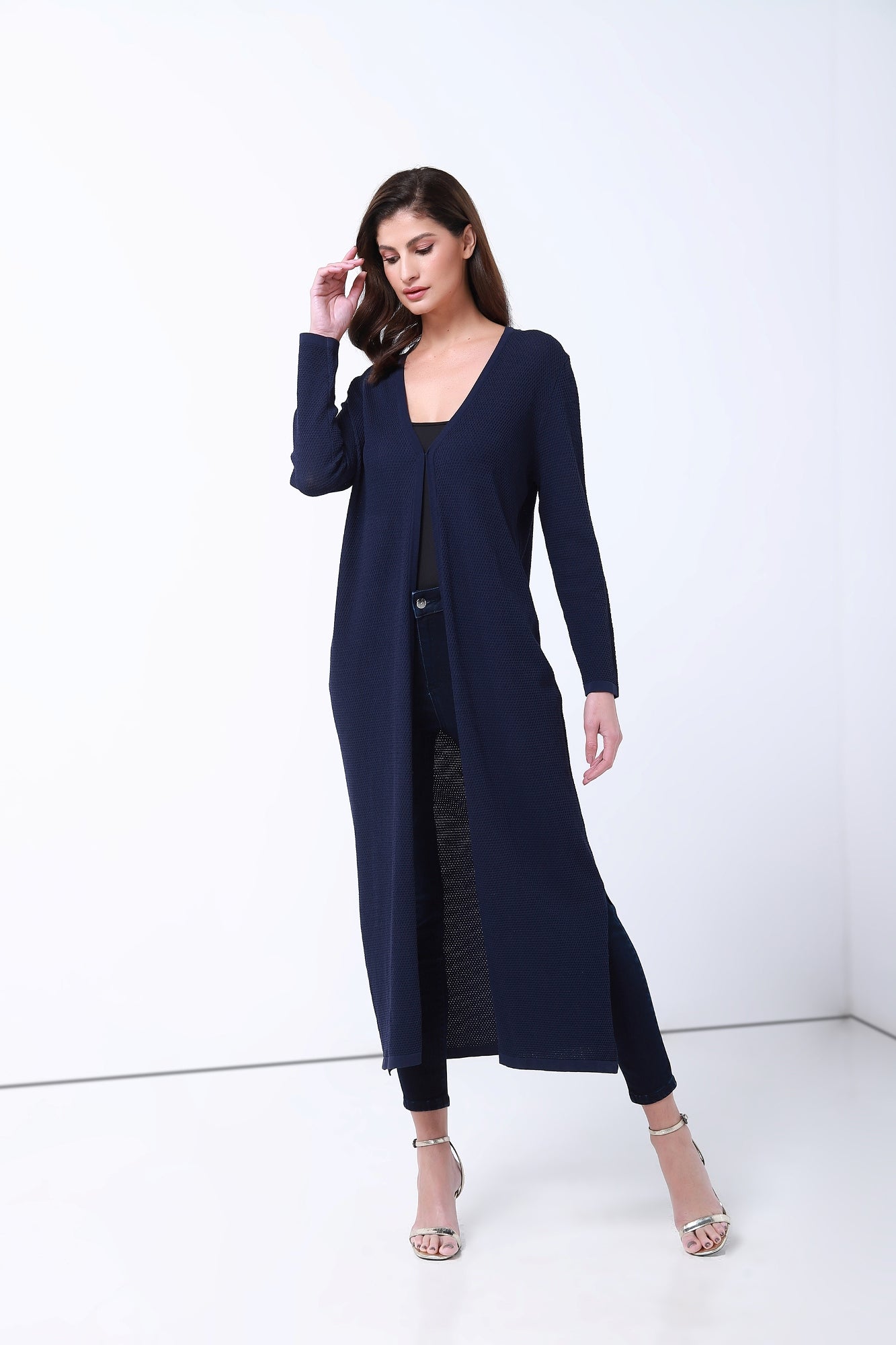 Unique Knitted Design Cardigan - Femi9 EG