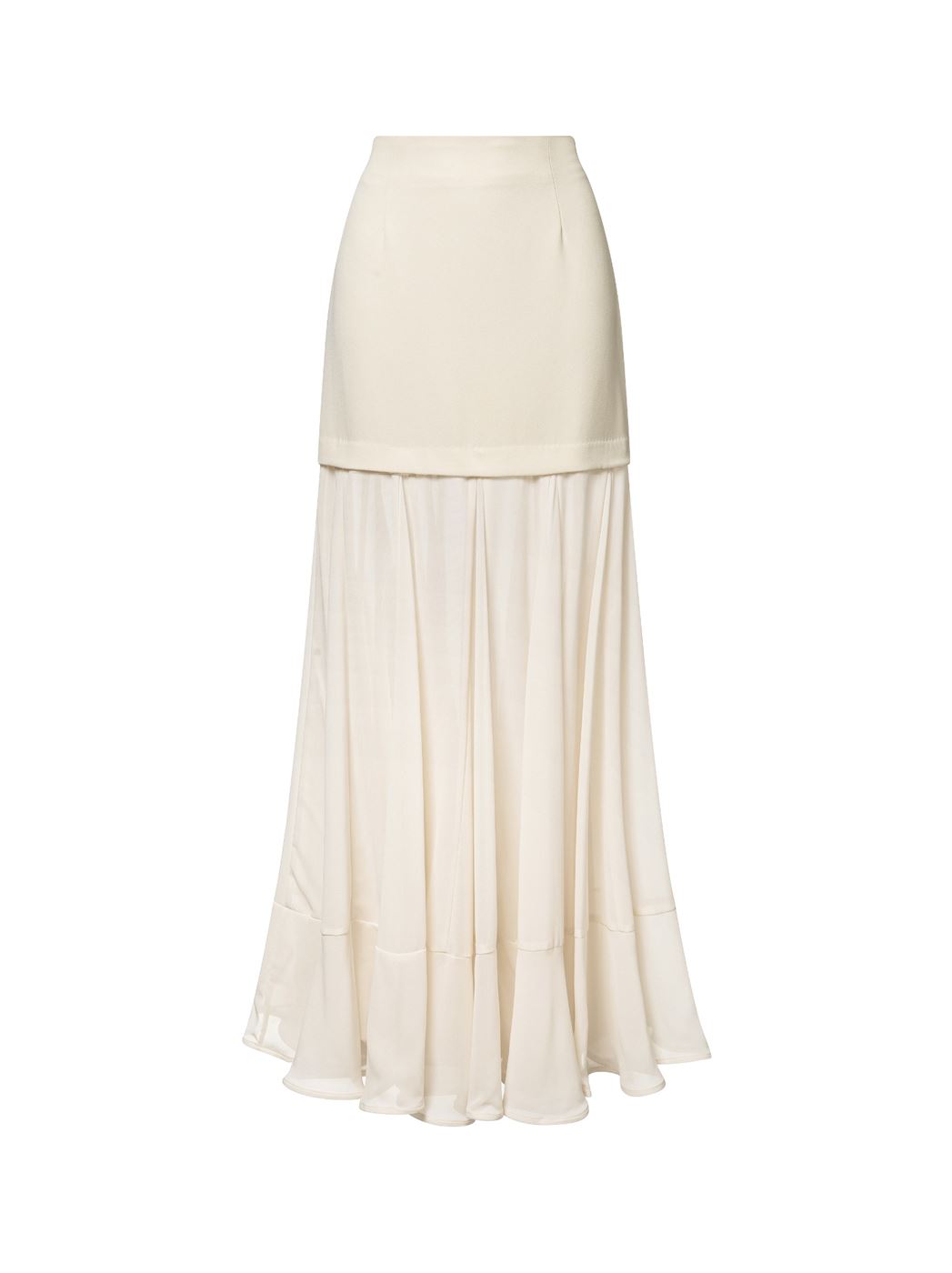 Chiffon Fit And Flair Skirt - Femi9 EG