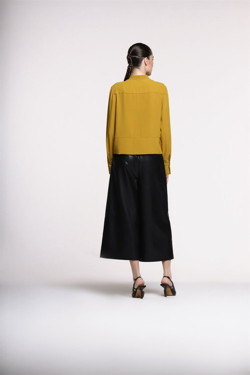 Wide Legs Pu Pants - Femi9 EG