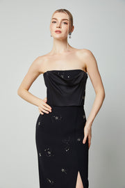 Sleeveless Embellished Top - Femi9 EG
