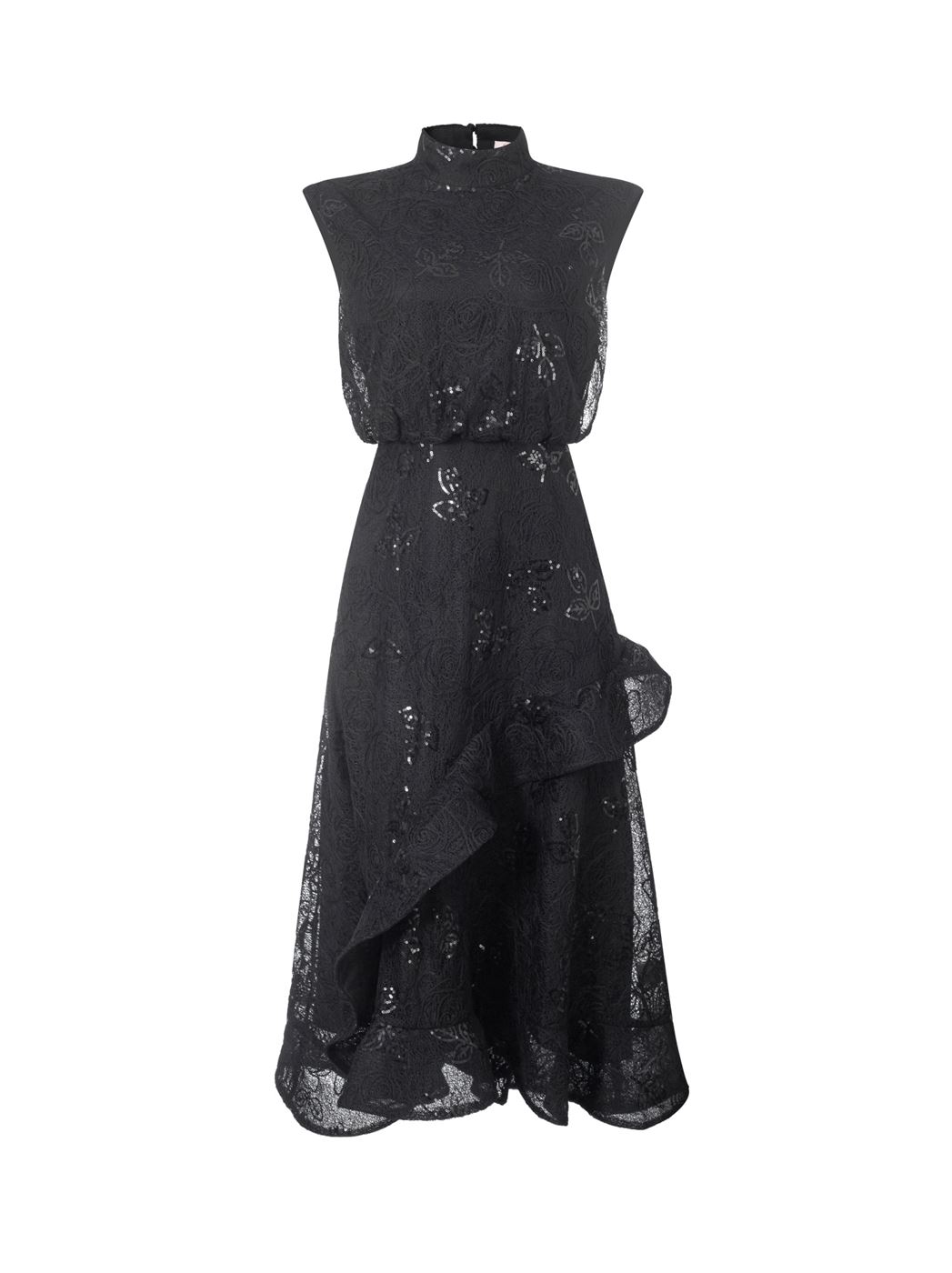 Ruffle Detailed Dress - Femi9 EG