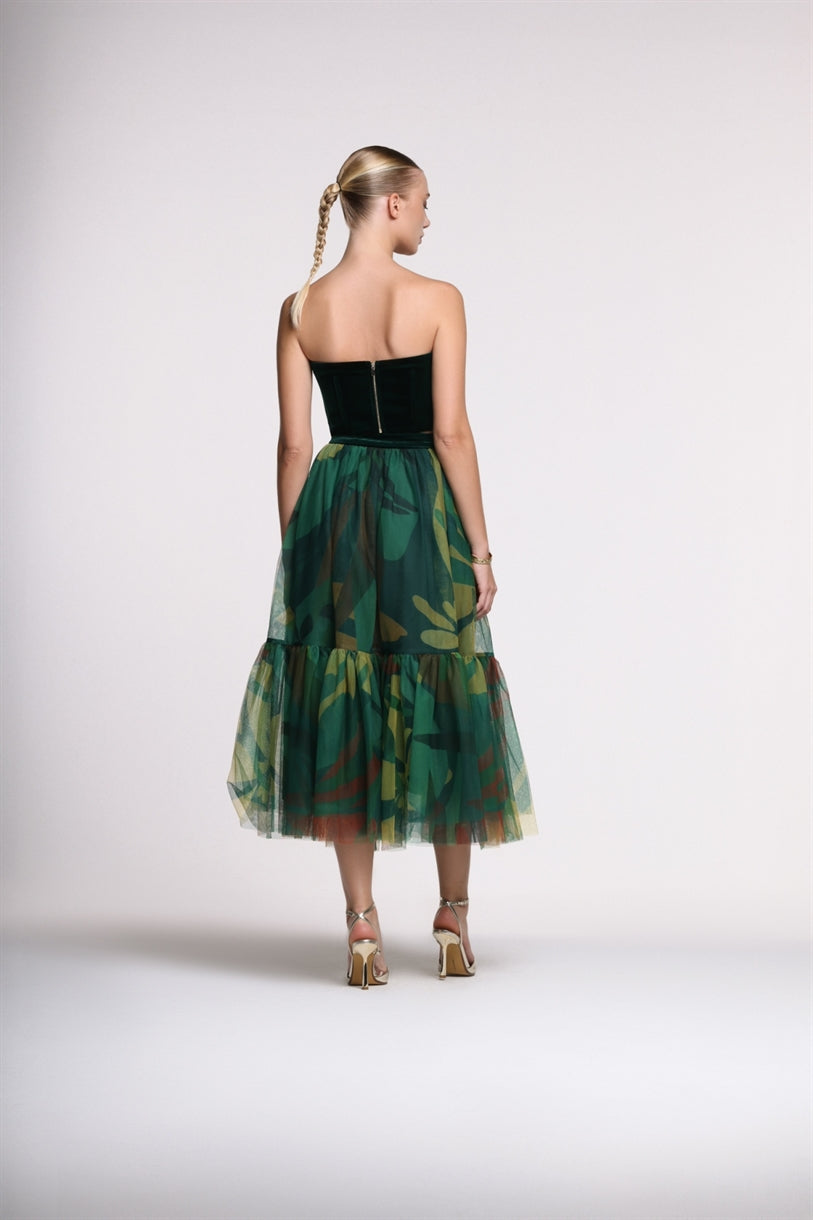 Printed Mesh Skirt - Femi9 EG