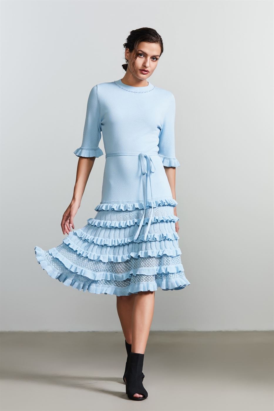 Mini Ruffled Dress - Femi9 EG