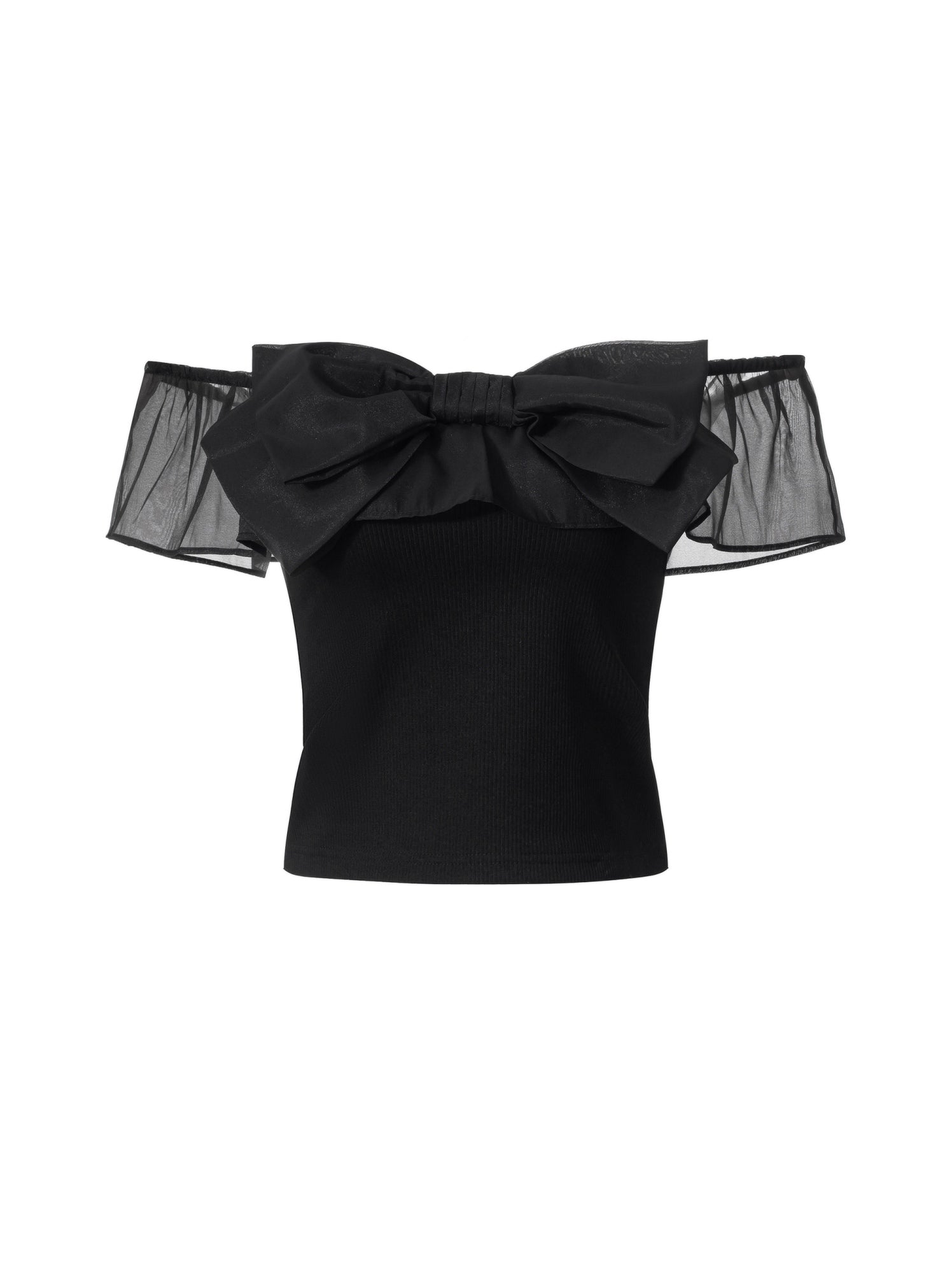 Off Shoulder Fitted Top - Femi9 EG