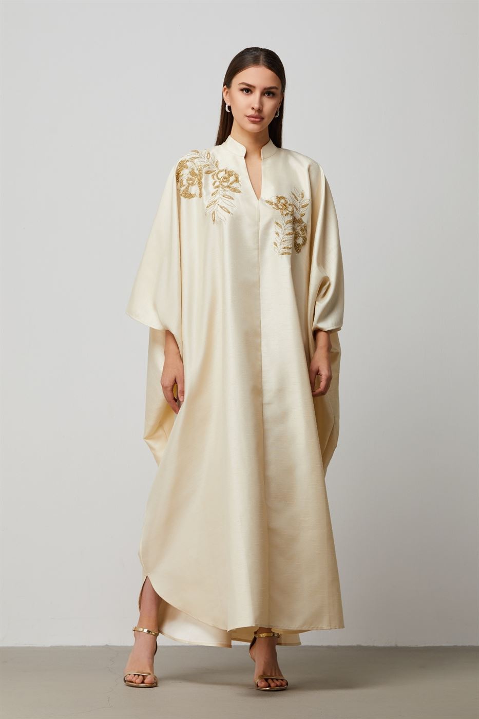 Embellished Details Elegant Kaftan - Femi9 EG