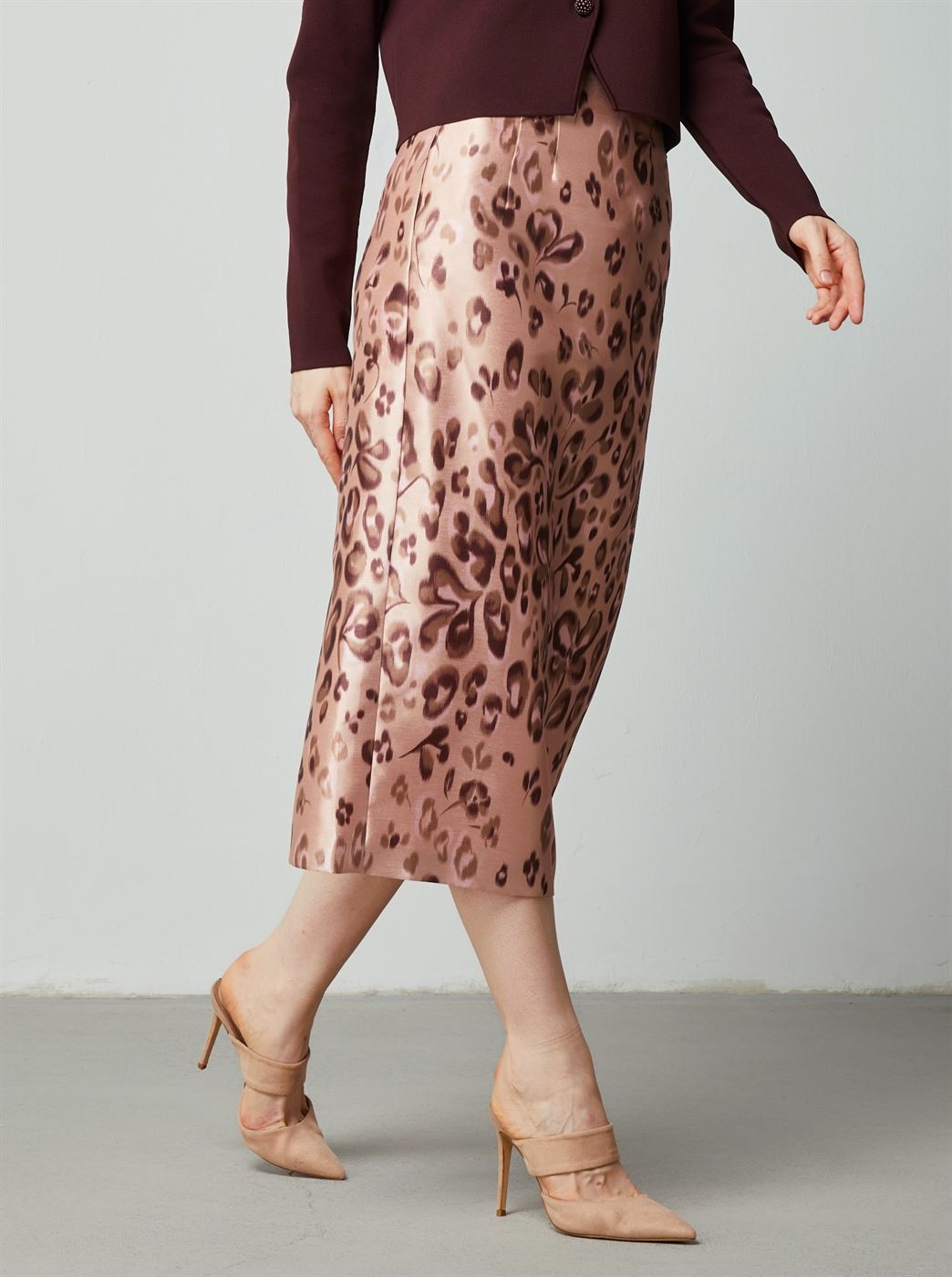Placement Printed Skirt - Femi9 EG
