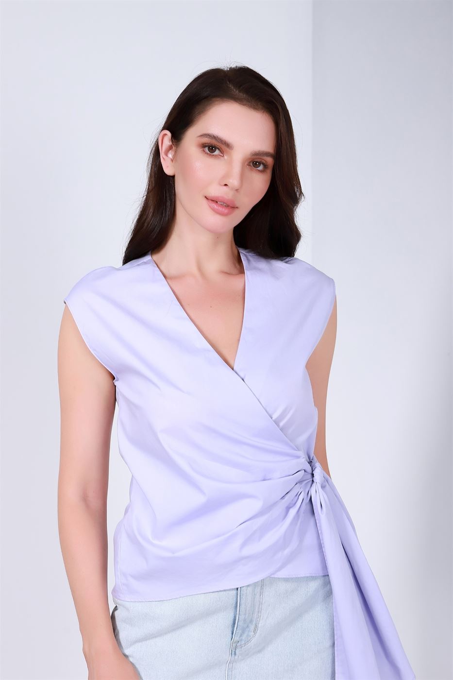 Sleeveless Wrap Top - Femi9 EG