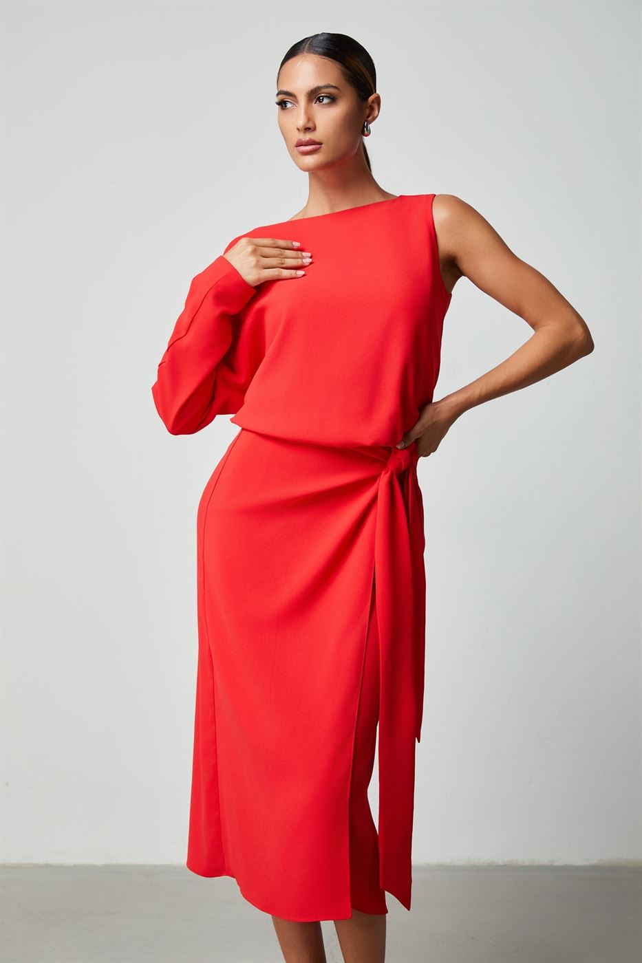 Wrap Detail Dress - Femi9 EG