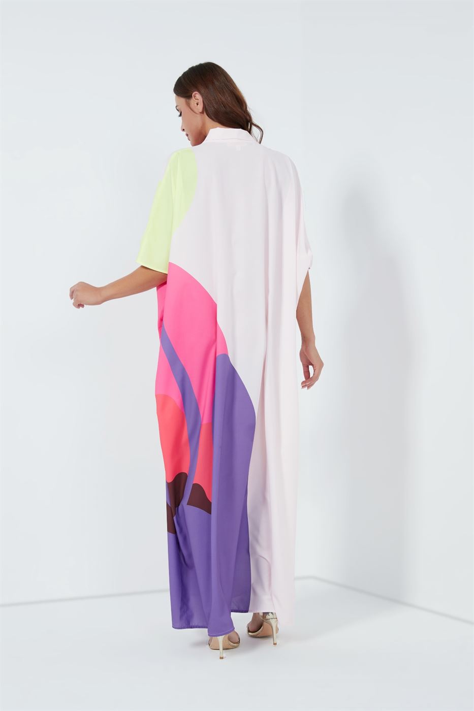 Printed Scarf Kaftan - Femi9 EG