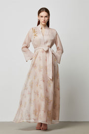 Embellished Printed Dress - Femi9 EG