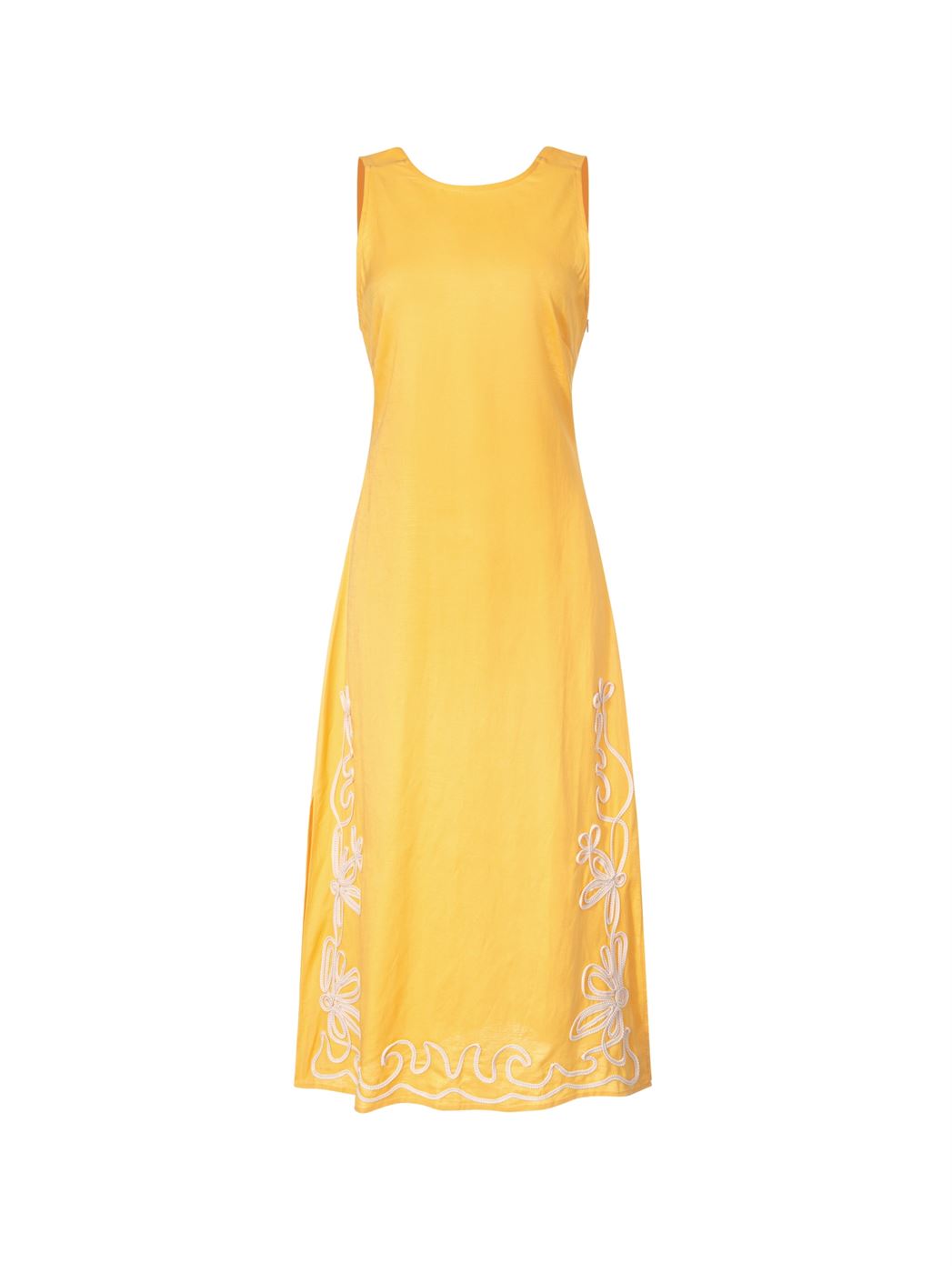Emboridery Hem Dress - Femi9 EG