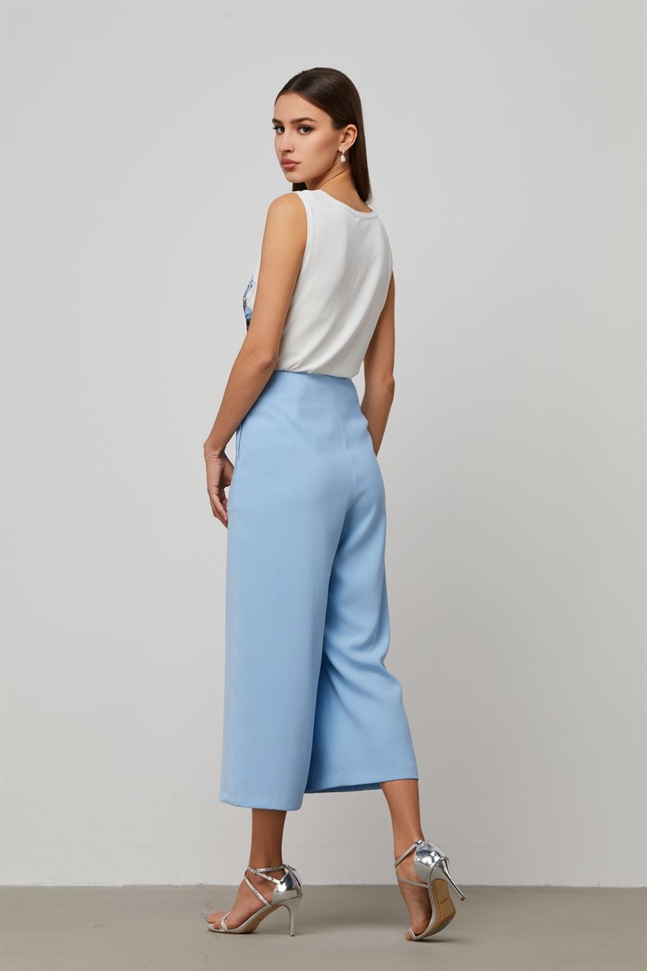 High Waist Culotte Pants - Femi9 EG