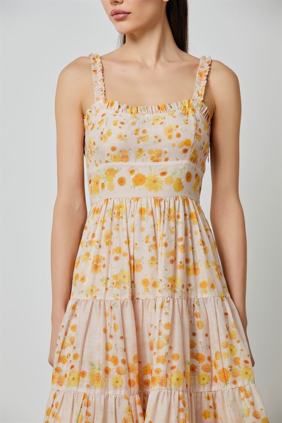 Tiered  Detailed Dress - Femi9 EG