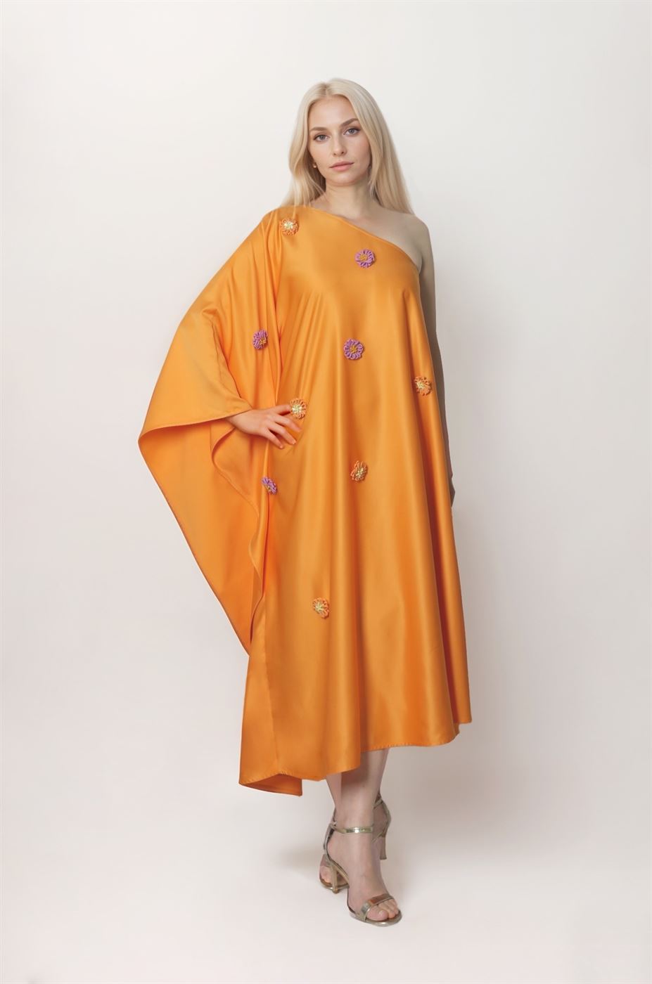 Asymmetric Floral Dress - Femi9 EG