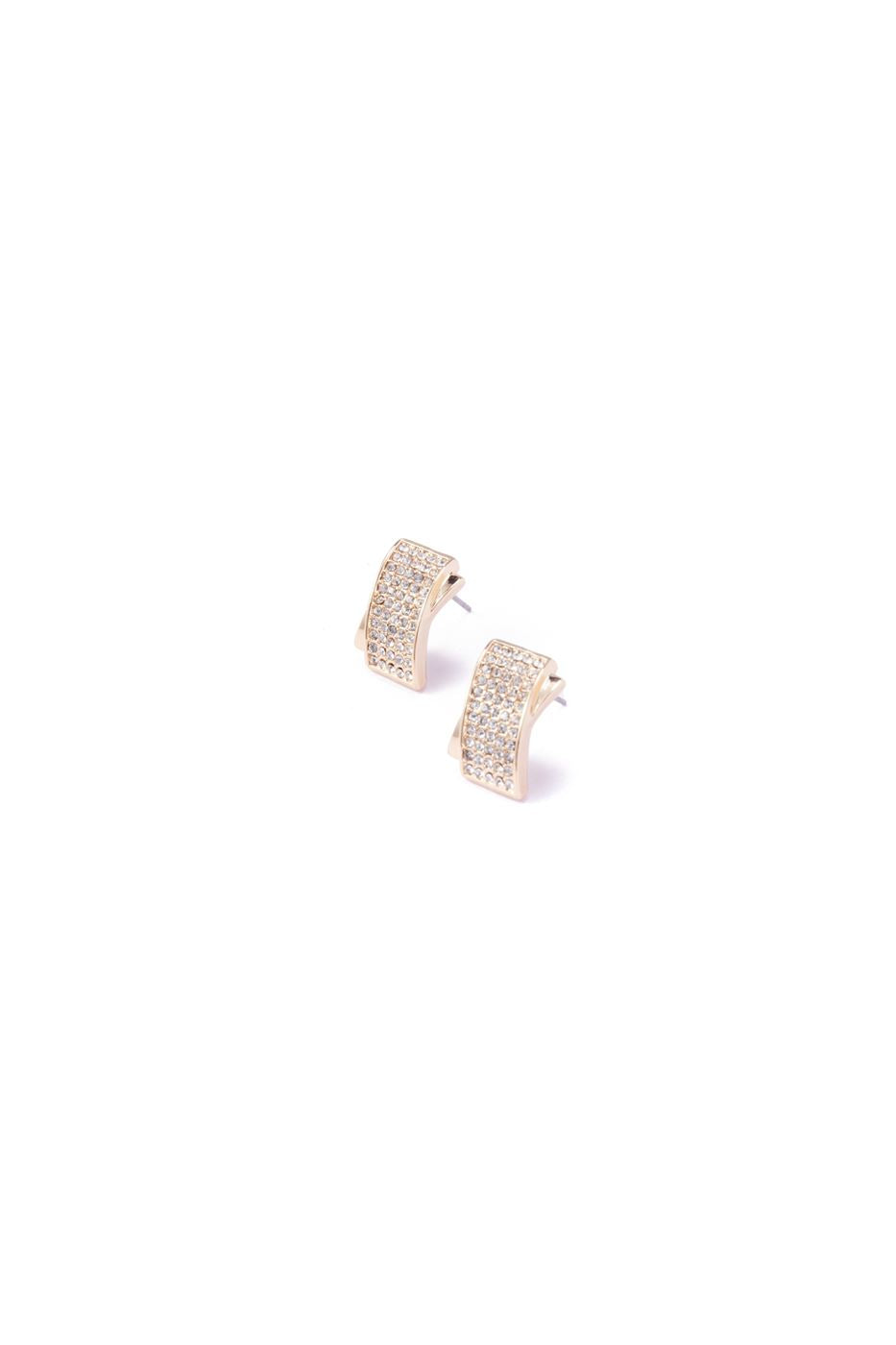 Gold Crystal Earrings - Femi9 EG