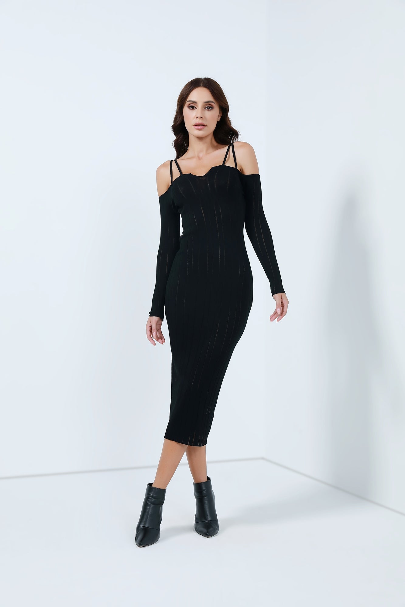 Crochet Knit Dress - Femi9 EG