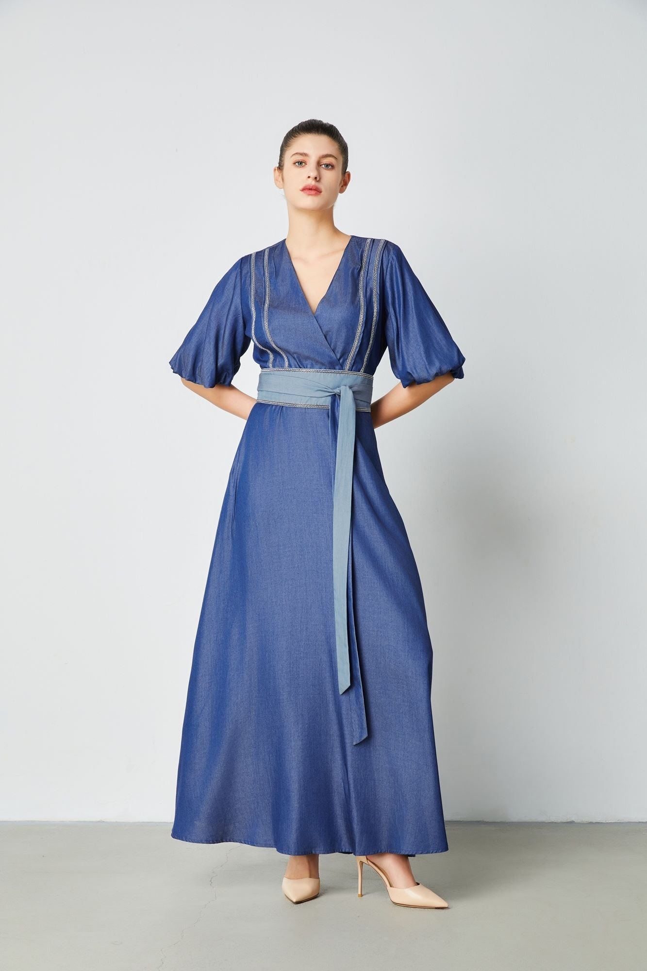 Balloon Sleeve Dress - Femi9 EG