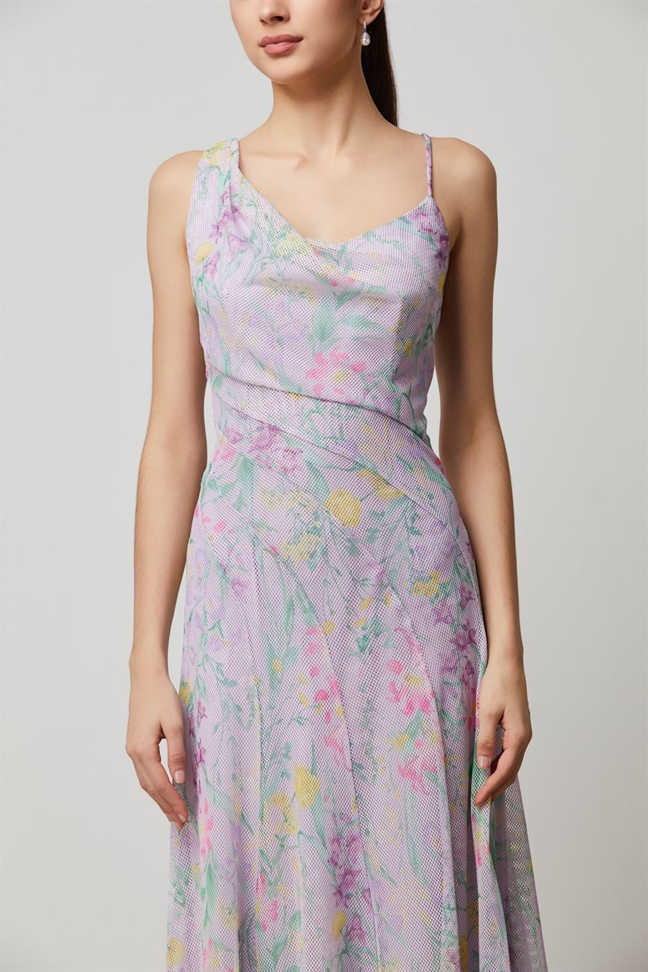 Floral Unique Cuts Dress - Femi9 EG