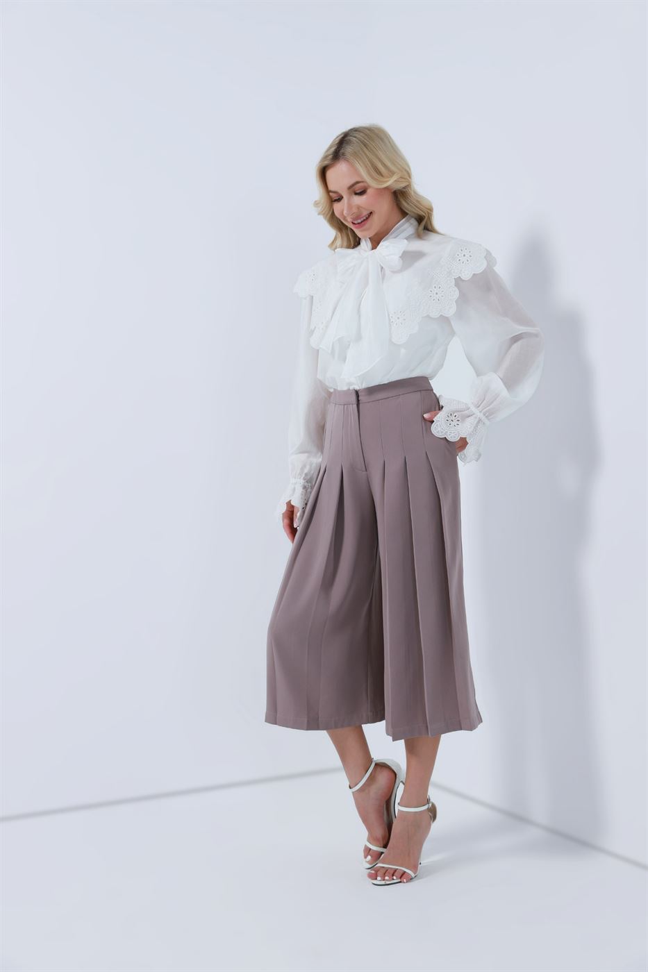 High Waist Band Pants - Femi9 EG