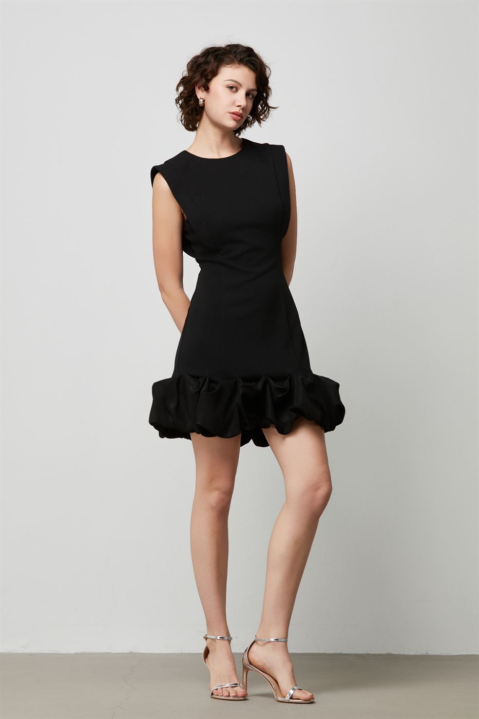 Mini Ruffle Hem Dress - Femi9 EG