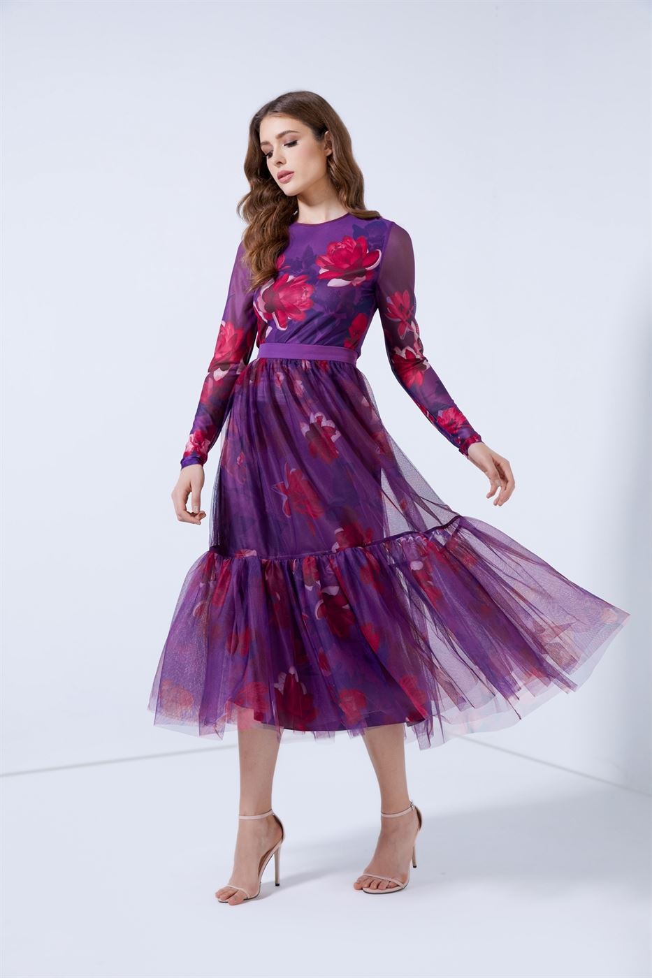 Printed Mesh Skirt - Femi9 EG