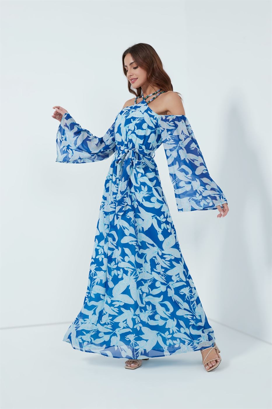 Maxi Printed Dress - Femi9 EG