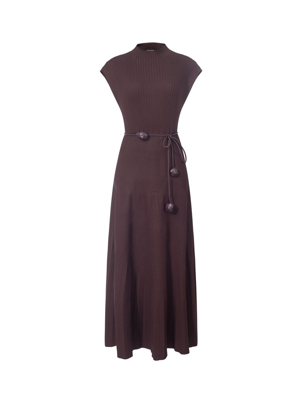 Knit Belted Dress - Femi9 EG